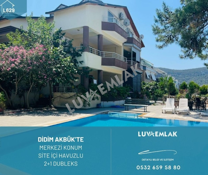 DİDİM AKB&Uuml;K'TE HAVUZLU SİTE İ&Ccedil;ERSİNDE 2+1 DUBLEKS