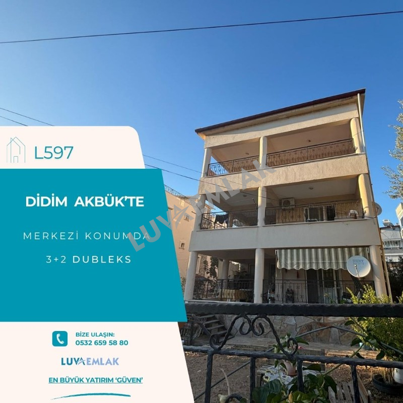 DİDİM AKB&Uuml;K'TE MERKEZİ KONUMDA 3+2DUBLEKS